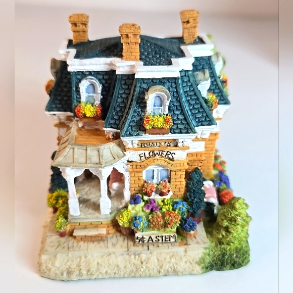 Vintage Miniature 'Rosie's Flower Shop & The Oldest Tree'  1999 Oldest Tree - Picture 2 of 16